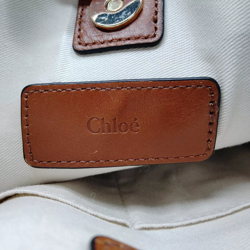 Chloe Hand Bag White Wool