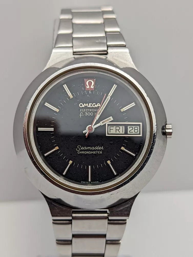 Vintage Omega Mens Seamaster f300hz Cone Watch