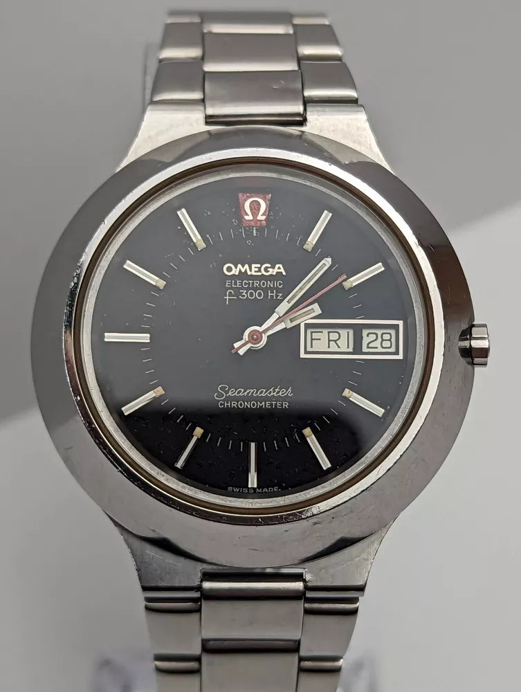 Vintage Omega Mens Seamaster f300hz Cone Watch